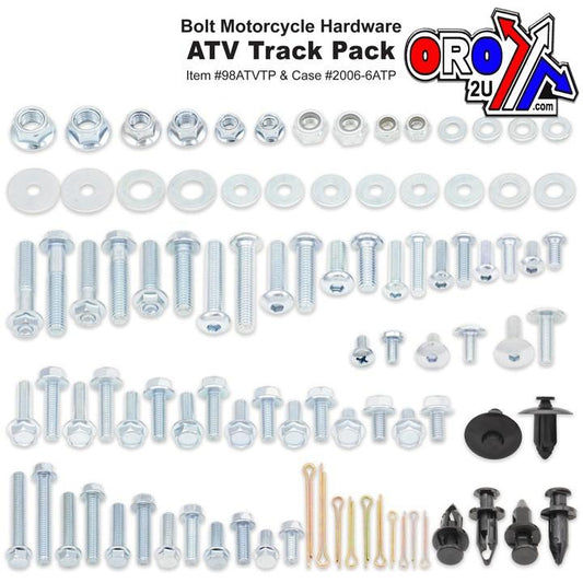 BOLT BOLT Japanese ATV Track Pack., MOTORCYCLE HARDWARE 98ATVTP