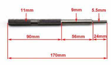 FIR VALVE GUIDE DRIVER SET 5 & 5.5mm