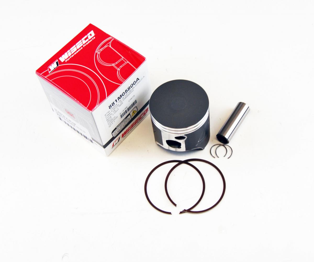 WISECO PISTON KIT 16-22 KTM 150 SX GP, WISECO 881M05800A, RACERS CHOICE, FLAT TOP