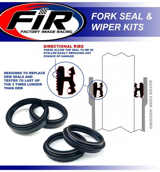 FIR FORK SEAL KIT, KTM BETA/GAS/HON/KA/SUZ/YAM/HUSKY