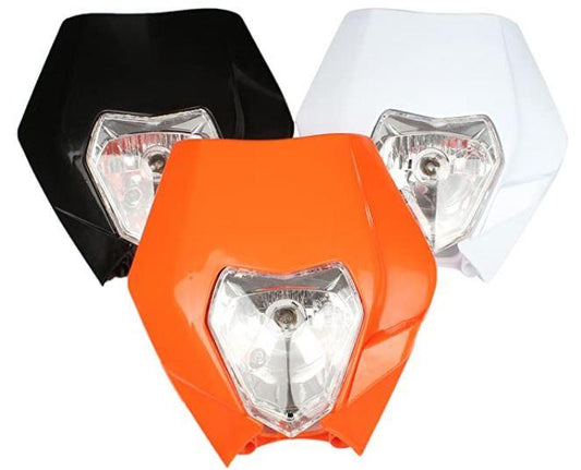 FIR HEADLIGHT KTM ORANGE, EXC, EXCF, XCF, XCW, SXF SMR Enduro, Light Headlights Headlamp 867485