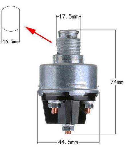 FIR SWITCH IGNITION 4 WAY - 2 KEYS UNIVERSAL