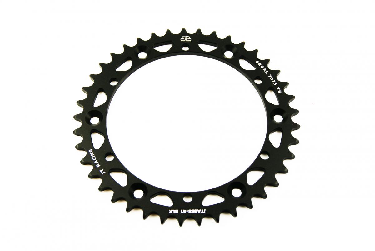 JT REAR SPROCKET ALLOY BLACK, JTA853.41BLK 7075-T6 Aluminium