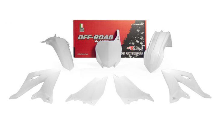 RTECH PLASTIC KIT/5 2022-23 YZ125/250 WHITE