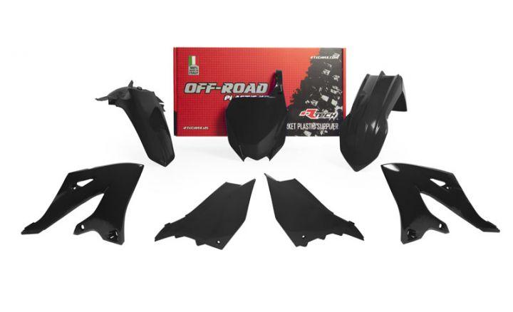 RTECH PLASTIC KIT/5 2022-23 YZ125/250 BLACK