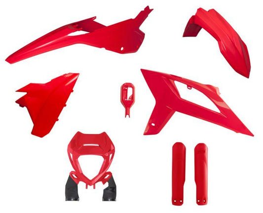 RTECH PLASTIC KIT/6 2020-22 BETA RR125-480 RED