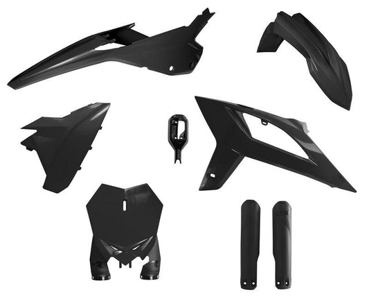 RTECH PLASTIC KIT/6 2020-22 BETA RX125-480 BLACK