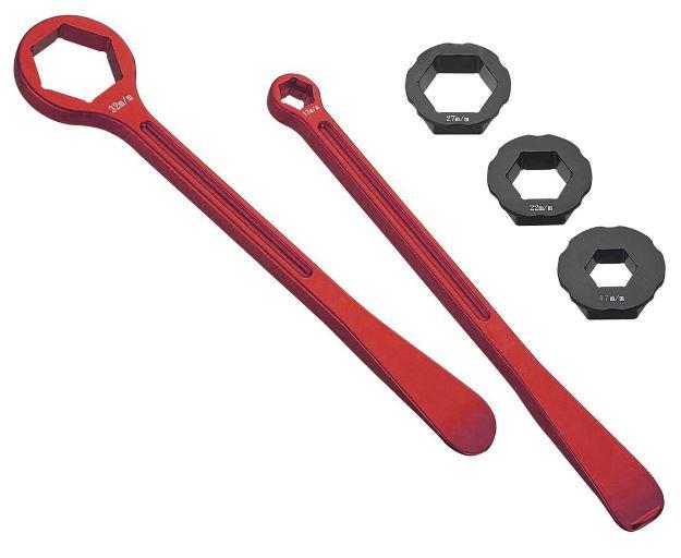 FIR COMBO LEVER SET Europ. MUTLI TOOL, FIR BRAND 32, 27, 22, 17, 10 & 13MM, DESIGNED FOR EUROPEAN BIKES