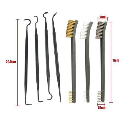 FIR 7 PCS DETAILING CLEANING WIRE BRUSH & NYLON PICK KIT