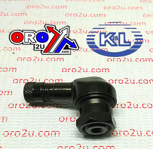 K&L Supply TYRE VALVE STEMS aluminium BLACK, K&L 32-3034 10mm 90*