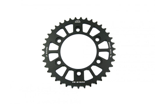 JT REAR SPROCKET ALLOY BLACK 735, JTA735.39BLK