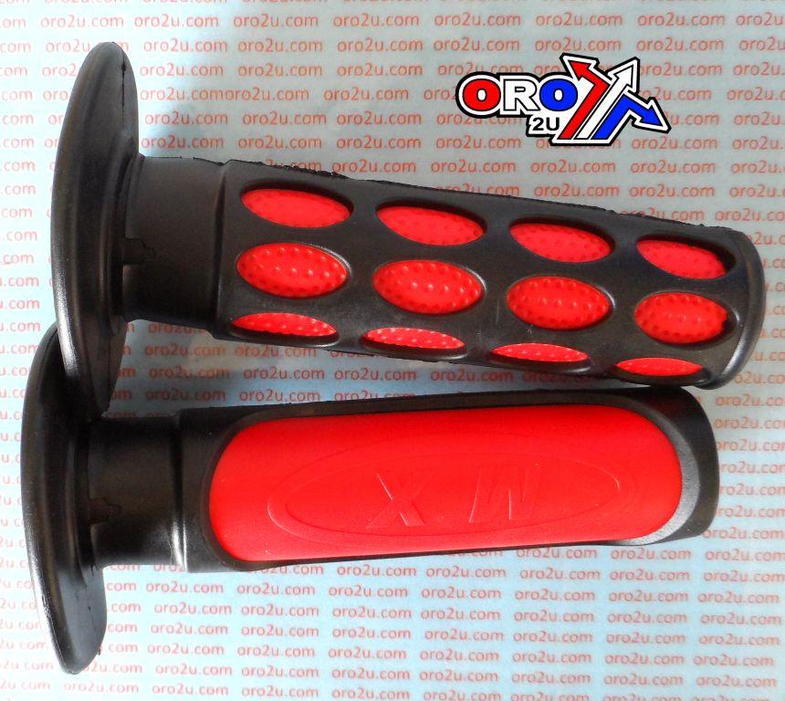 FIR GRIP DUAL FLASH BLACK/RED, 22/25mm