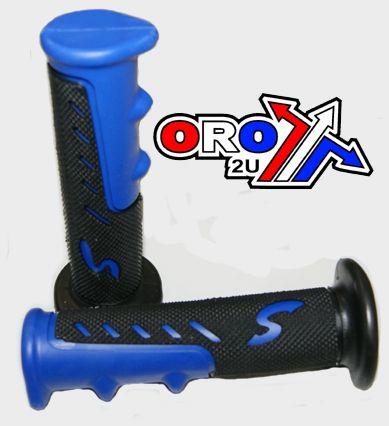 FIR ATV GRIPS BLACK/BLUE 22.2 BARS