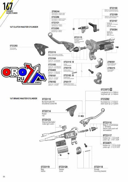 167 HYMEC MOUNTING CLAMP, BLACK MAGURA 2700176, MG2700176