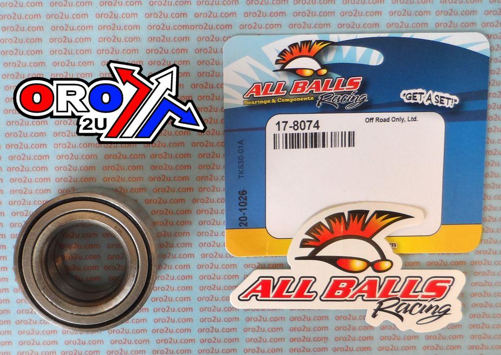 ALL BALLS WHEEL BEARING KIT 03-14 YAMAHA BIG BEAR/GRIZZLY/KODIAK, ALLBALLS 20-1026 ATV