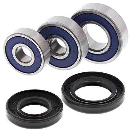 ALL BALLS WHEEL BEARING KIT REAR 17-22 KAWASAKI Z125 PRO, ALLBALLS 25-1735 ROAD