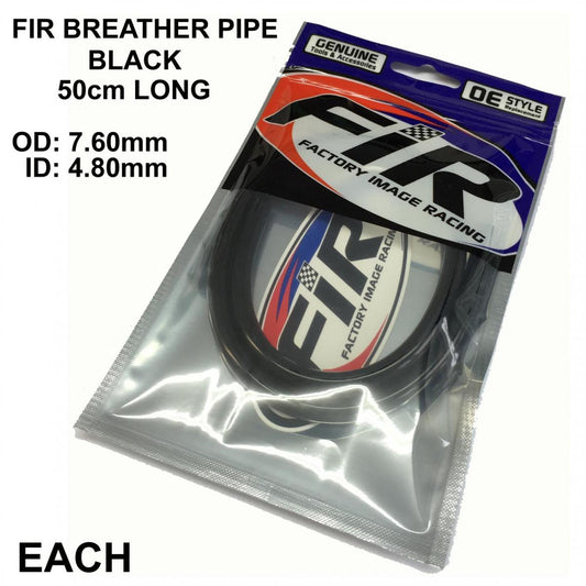 FIR BREATHER PIPE BLACK 50cm.