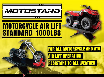 MTX HEAVY DUTY 700KG LIFT MOTORCYCLE ATV WORKSHOP AIR LIFT