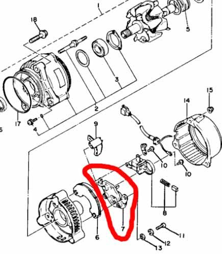 K&L Supply ALTERNATOR VOLT REGULATOR, KAW, SUZ, TRIUMPH, YAMAHA, ROAD, MC