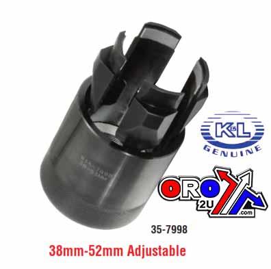 K&L Supply ADJUSTABLE FORK SEAL DRIVERS, 38-52mm 35-7998, TOOLS