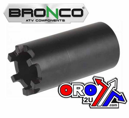 BRONCO CLUTCH SPIDER NUT SOCKET RZR, BRONCO AT-12218, PU-50578, 4987, POLARIS RZR