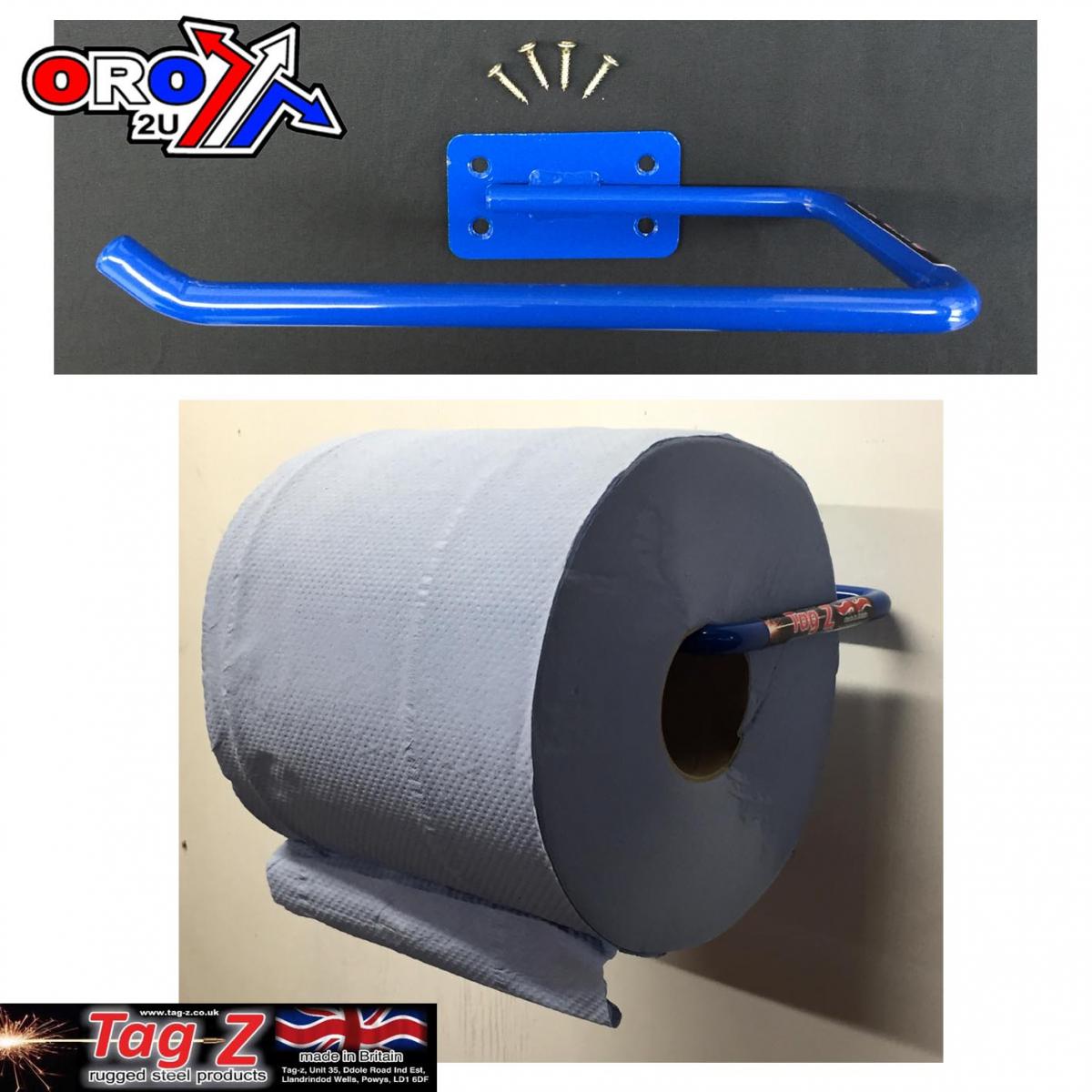 TAG-Z L/D FIXED ROLL HOLDER + 1 ROLL, BLUE