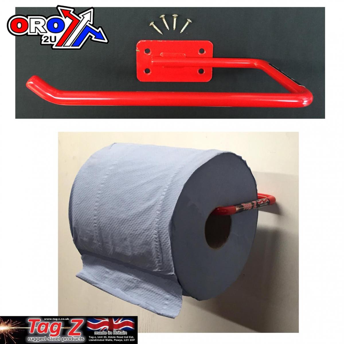 TAG-Z L/D FIXED ROLL HOLDER + 1 ROLL RED