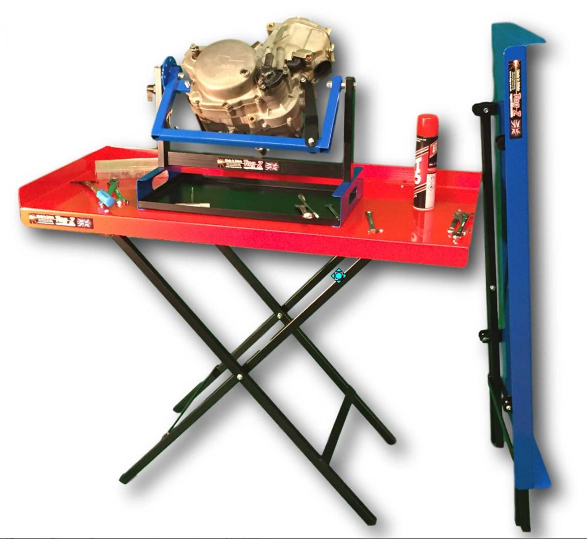 TAG-Z TAG-Z PRO FOLDING X-BENCH, BLUE / TABLE / WORK TOP /