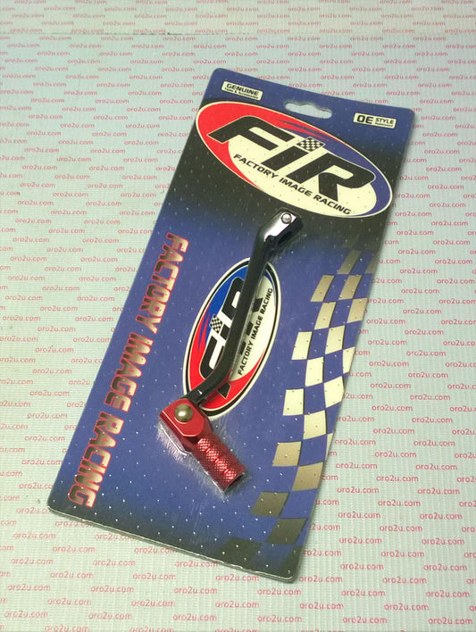 FIR GEAR LEVER SHIFT CR80 CR85, ALUMINIUM FORGED 24700-GM7-700, FIR BRAND, BLACK & RED