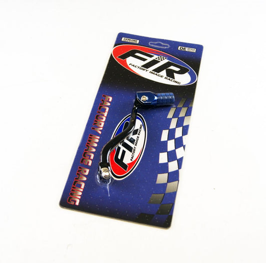 FIR GEAR LEVER SHIFT YZ 80/85/125, ALUMINIUM FORGED 2HF-18110-02, FIR BRAND, BLACK & BLUE