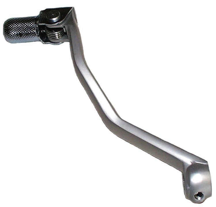 FIR GEAR LEVER SILVER / SILVER TIP, ALUMINIUM 1C3-18110-00-00, YZ125 / YZ250