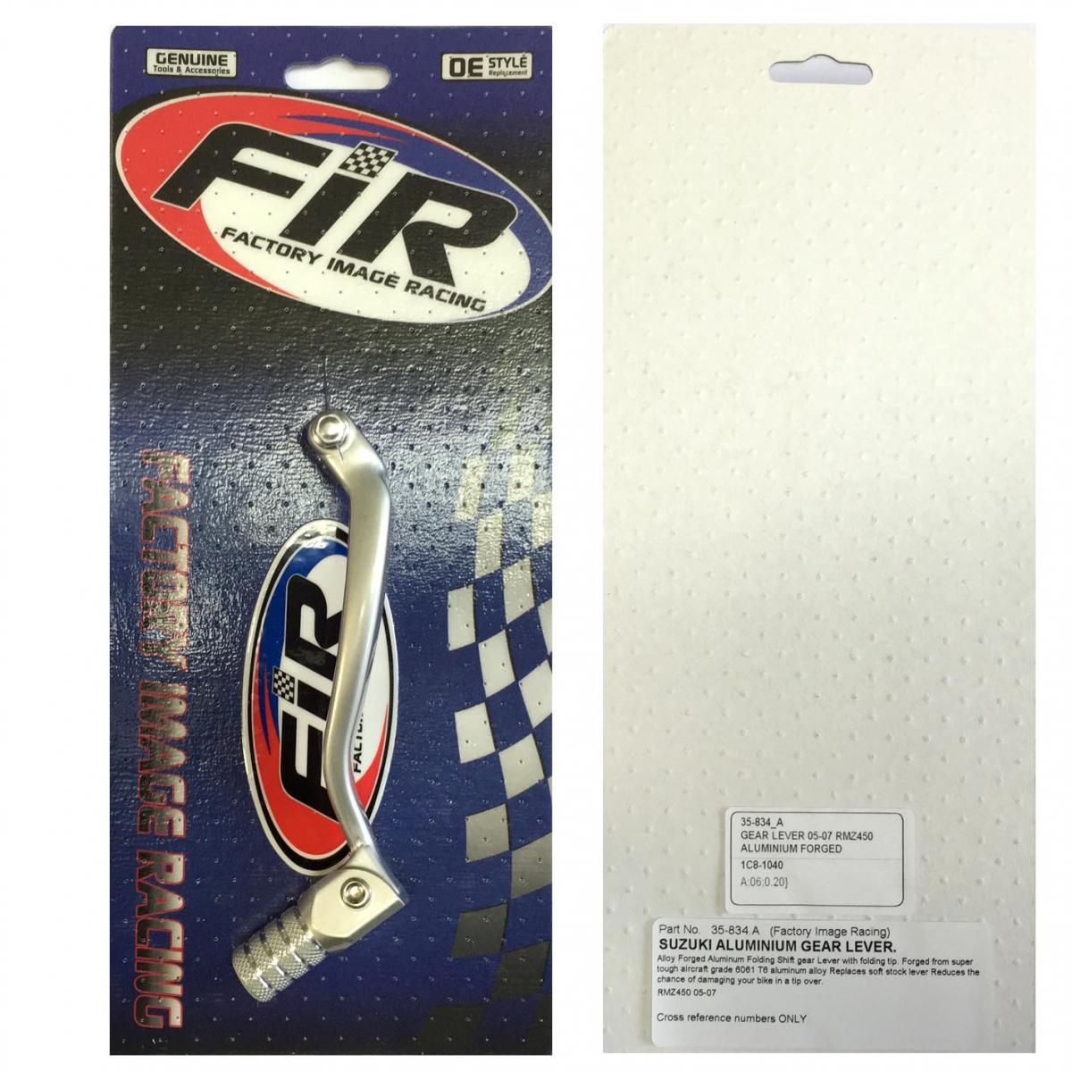 FIR GEAR LEVER 05-07 RMZ450, ALUMINIUM FORGED /