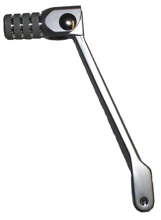 FIR GEAR LEVER SILVER 03-06 CRF 100 230, FORGED ALUMINIUM 24701-KN4-A60