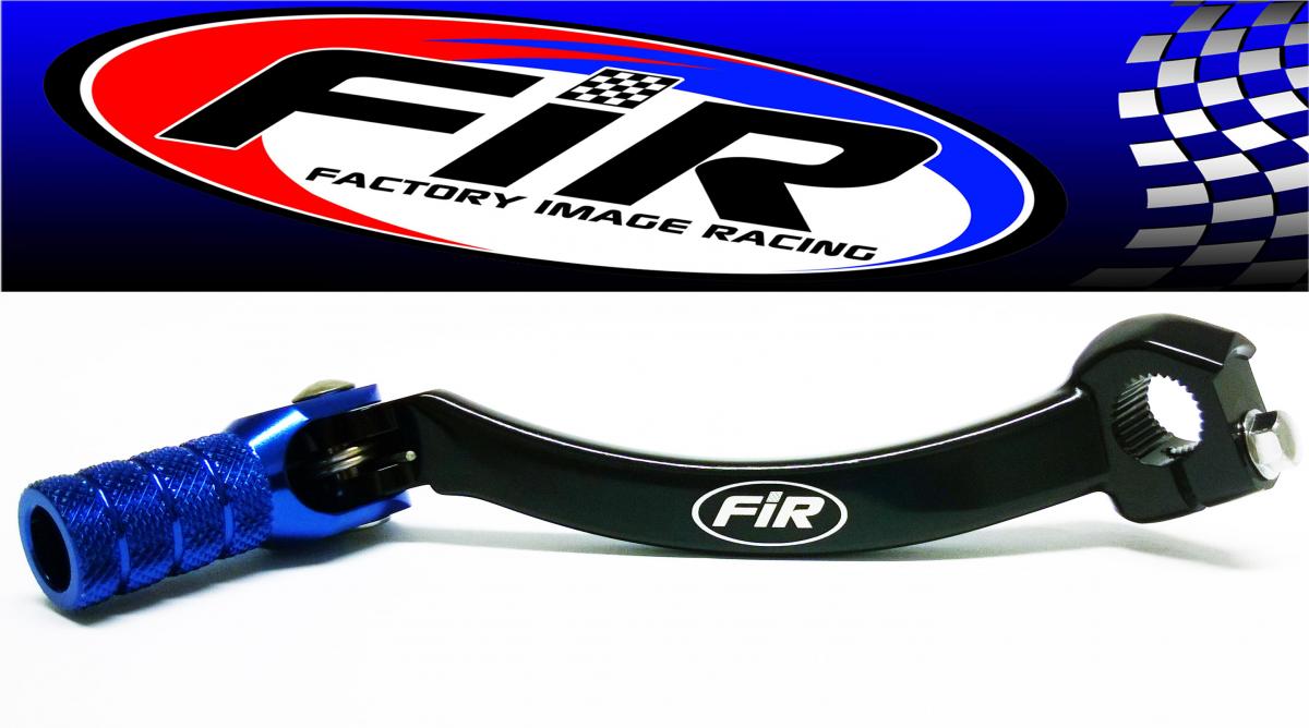 FIR GEAR LEVER SHIFT YZF WRF 250, ALUMINIUM FORGED 1SL-18110-00, FIR BRAND, BLACK / BLUE