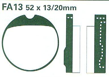 EBC BRAKE PADS DISC VD102, FA13