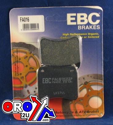 EBC BRAKE PADS DISC FA016 EBC