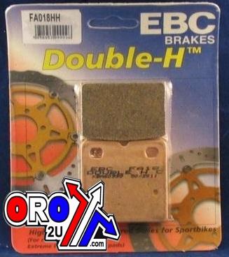 EBC BRAKE PADS DISC SINTERED METAL, EBC FA018HH