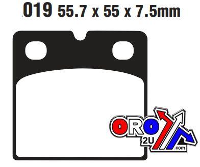 EBC BRAKE PADS DISC SEMI-METAL, EBC FA19 / FA019