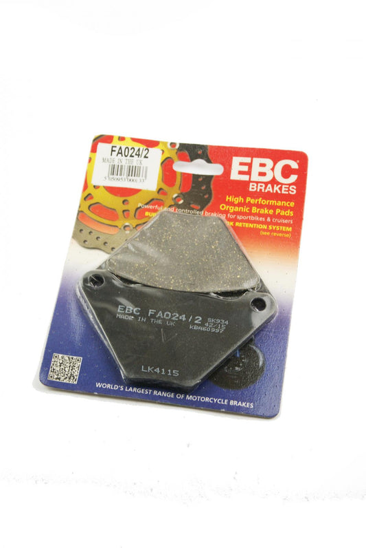 EBC BRAKE PADS DISC SEMI-METAL, EBC FA024/2 / FA24/2 HARLEY