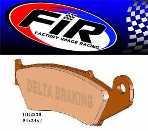 FIR BRAKE PADS SINTERED METAL HS, MX-N HIGH FRICTION, DB2230-N, 39-185.H.ORO