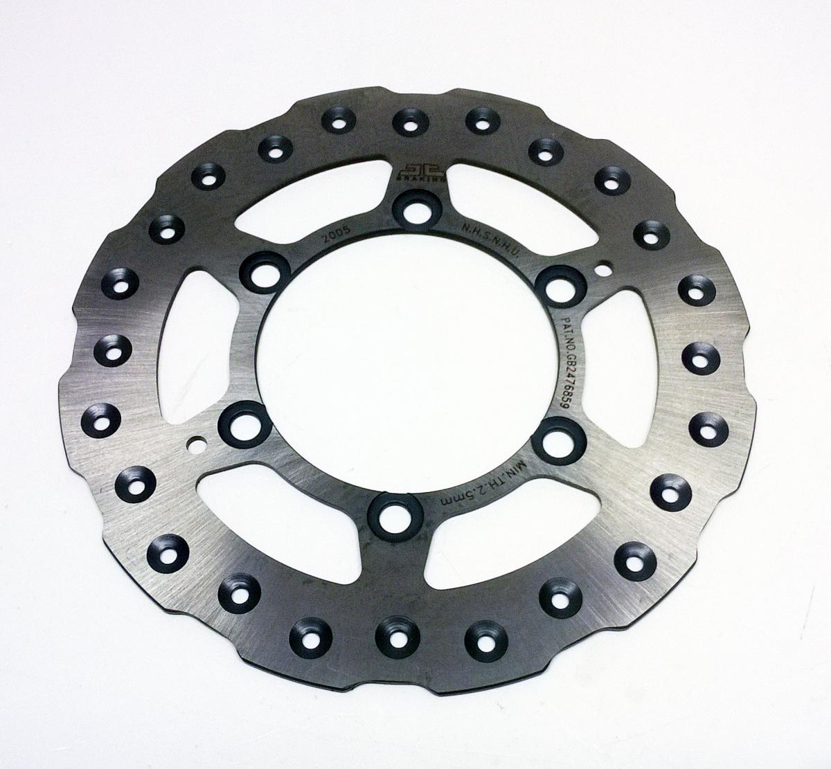 JT DISC BRAKE FRONT KX80 KX100 JT, JTD2005SC01 KAWASAKI, SELF-CLEANING HOLES