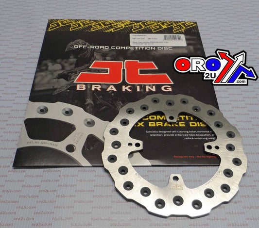 JT DISC BRAKE REAR CR80 CR85 JT, JTD1009SC01 CRF150R 07-16, SELF-CLEANING HOLES