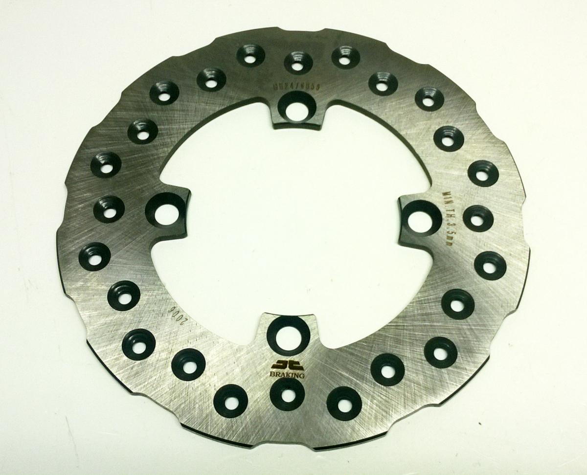 JT DISC BRAKE REAR KX80-85-100 JT, JTD2006SC01 KAWASAKI, SELF-CLEANING HOLES