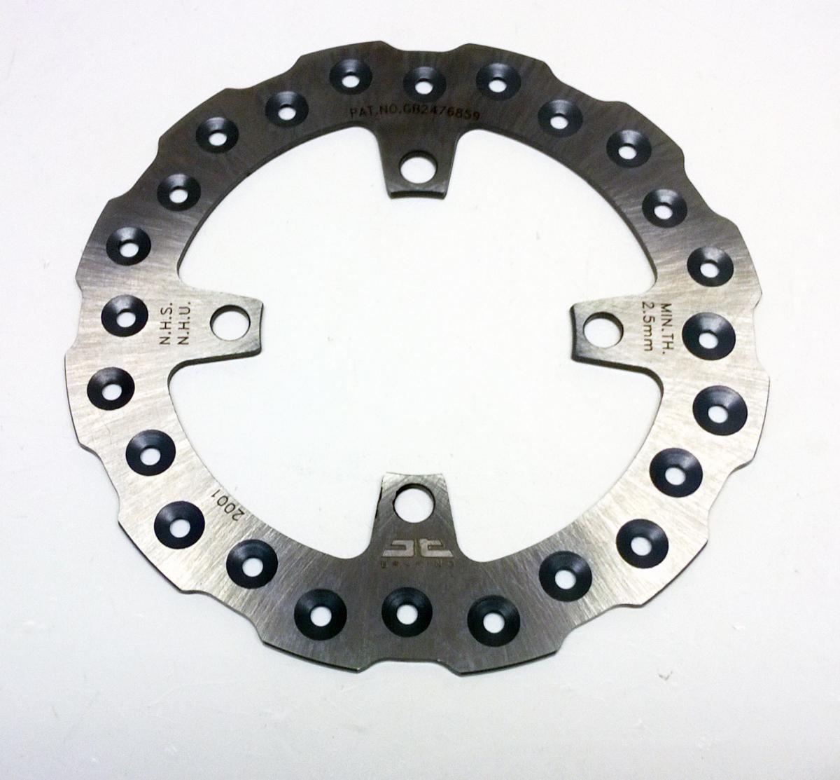 JT DISC BRAKE FRONT KX65 00-18 JT, JTD2001SC01 KAWASAKI, SELF-CLEANING HOLES