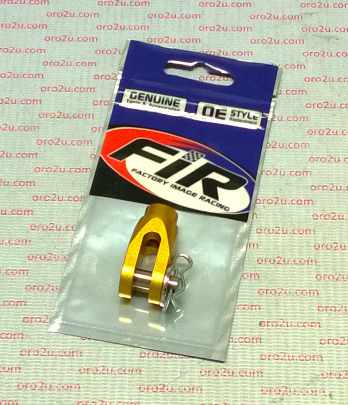 FIR BRAKE CLEVIS REAR GOLD CR CRF, FIR ASRBC-04, CNC ALLOY