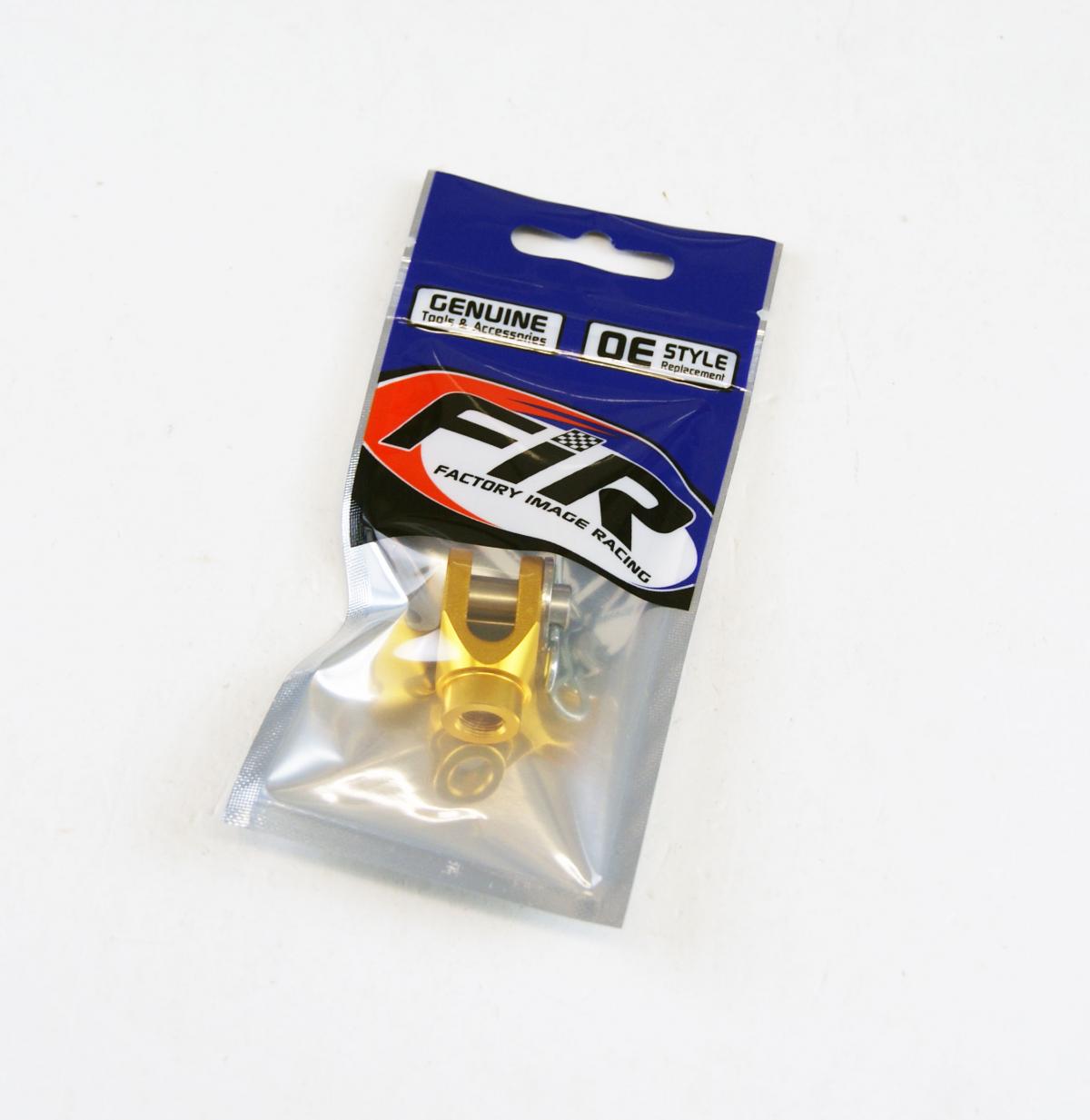 FIR BRAKE CLEVIS REAR GOLD YZ YZF, FIR ASRBC-03, CNC ALLOY