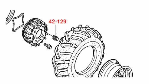 FIR BRAKE SHOE ADJUSTER PLUG TRX, HONDA OEM 44602-HM5-A10