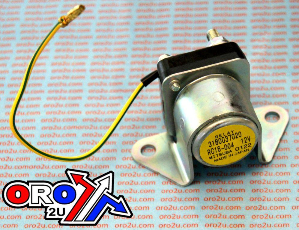 K&L Supply SOLENOID STARTER RELAY STREET, 31800-37020 31800-37021 SUZUKI GN, GS, K&L 21-2992 Made in Japan.