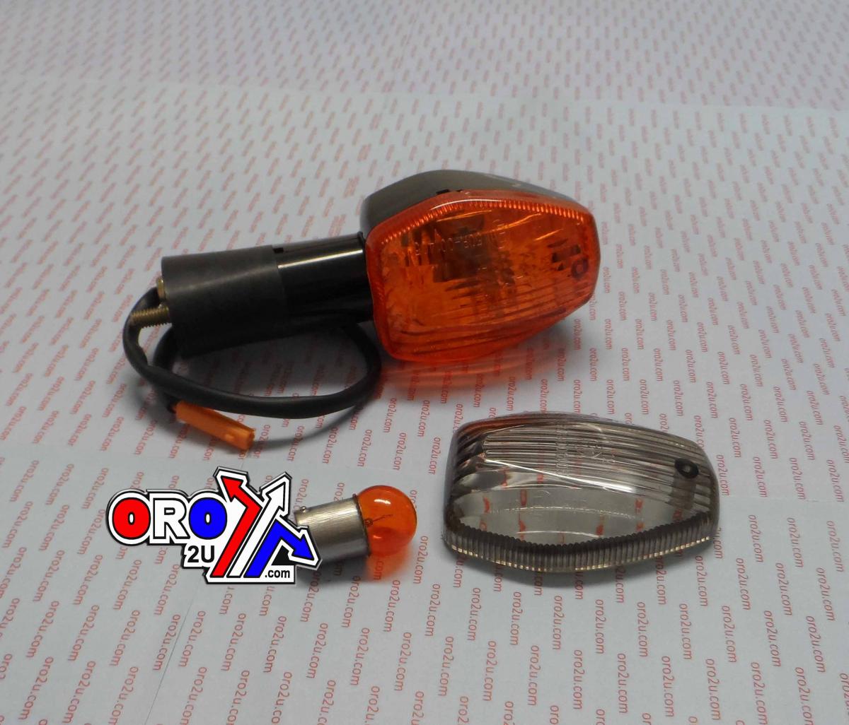 MTX INDICATOR AMBER CLEAR LENS 70mm HONDA CBR 02> ANF 125R 345979