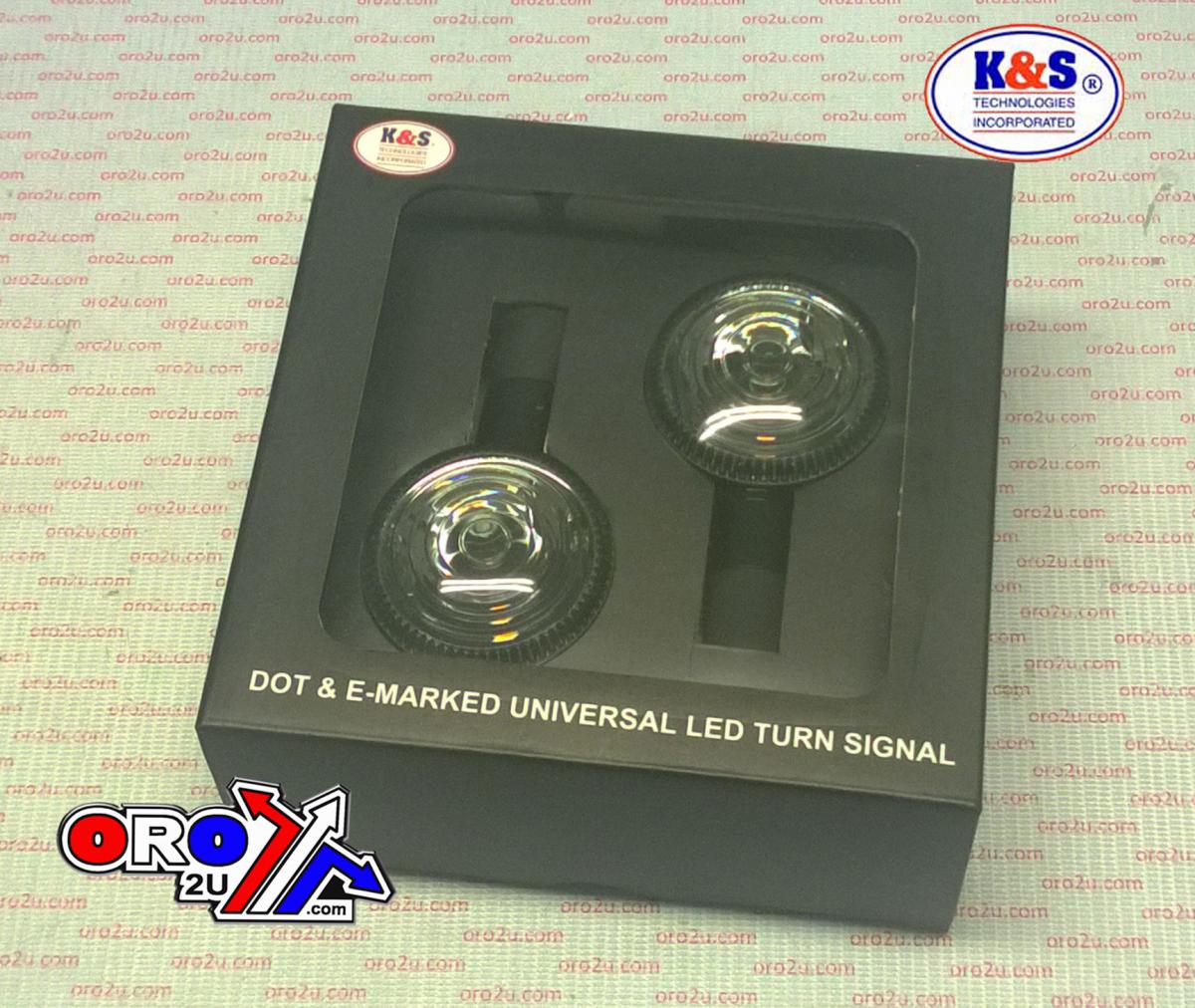 K&S Technologies INDICATOR BLK/SMOKE LENS, K&S 25-9562 E-MARKED